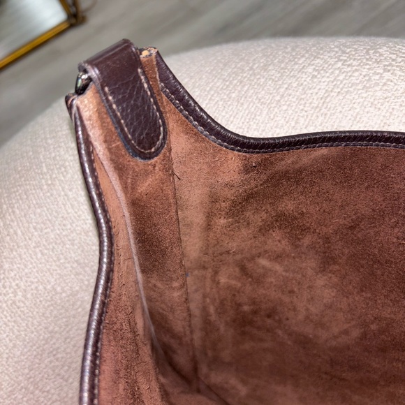 Authentic HERMES EVELYNE GM 1 Taurillon Cafe crossbody - Picture 15 of 16